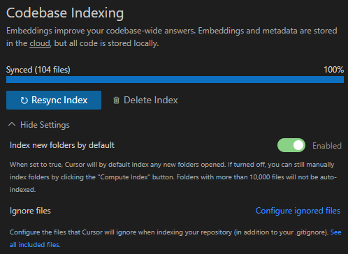 code index